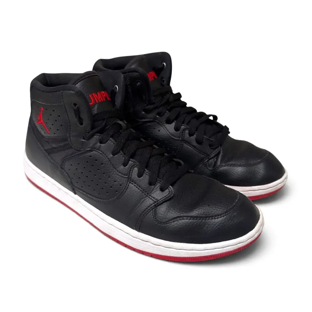 Nike Air Jordan Access Jumpman Black Red White Men's Shoes Size 10.5 AR3762-001